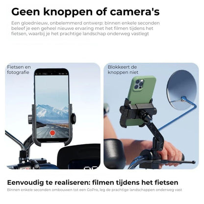 Universele Motor- en Fietstelefoonhouder met 360° Rotatie