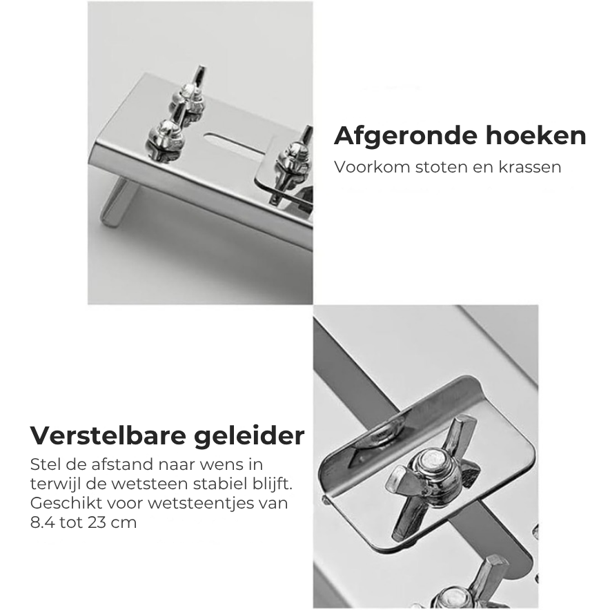 Verstelbare Slijpsteen Houder voor in de Gootsteen