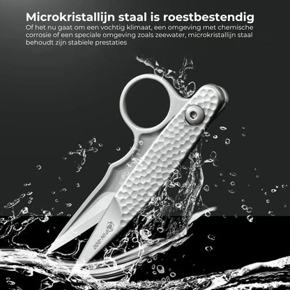 Roestbestendige schaar van microkristallijn staal