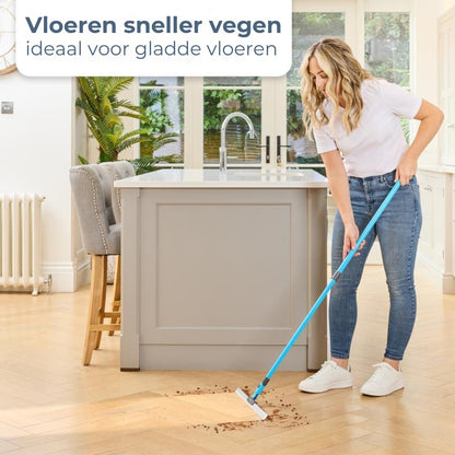 Minky Flexi Sweeper: reiniging van diverse oppervlakken, zoals vloeren, tapijten en ramen