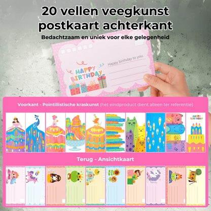 DIY Regenboog Veegkunst (set van 35)