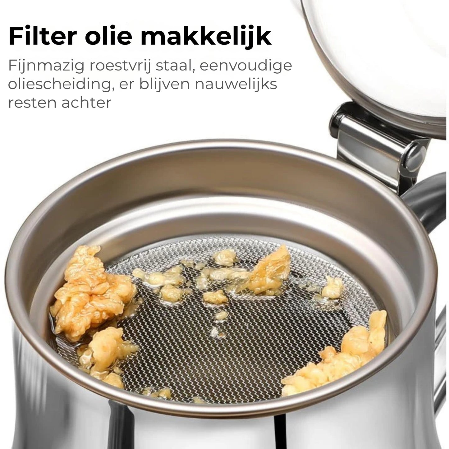 Roestvrijstalen oliezeefpan