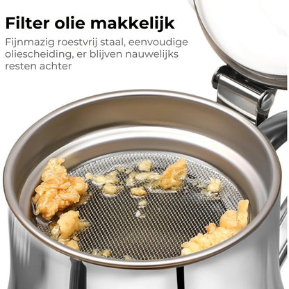 Roestvrijstalen oliezeefpan