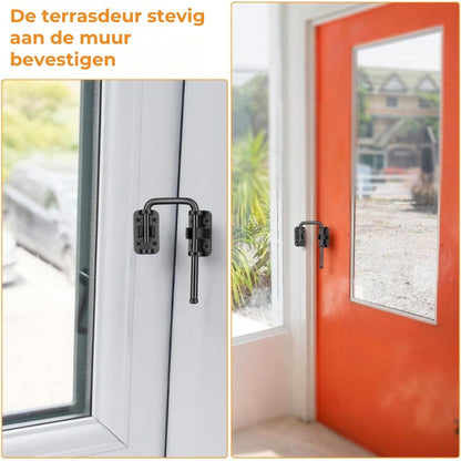 Roestvrijstalen Schuifdeurslot - Veiligheidsdeurvergrendeling