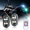 Draadloze LED Stroboscooplampen - Incl. Afstandsbediening - 2 Stuks