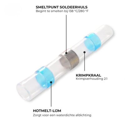 Soldeersticks - set waterdichte soldeerdraadverbindingsstukken