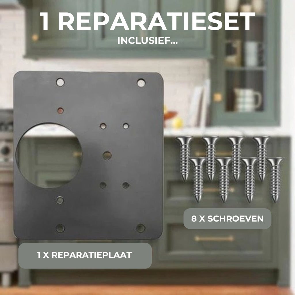 Reparatieset voor kastscharnier