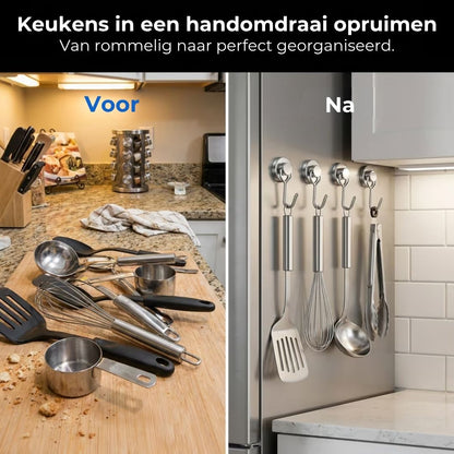 Magnetische 180° Draaibare Haken - 2 Stuks