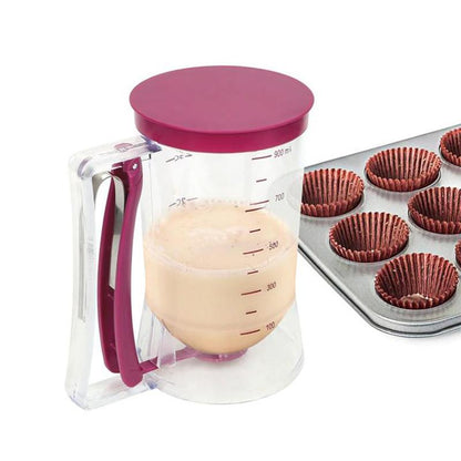 Deegdispenser voor pannenkoeken en cupcakes