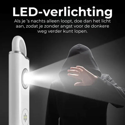Zelf-Verdediging Alarm Sleutelhanger met LED-Flitser