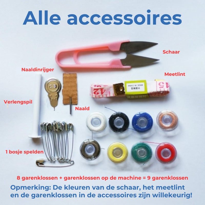 Mini handheld naaimachineset – draadloos, draagbaar en klaar om te naaien