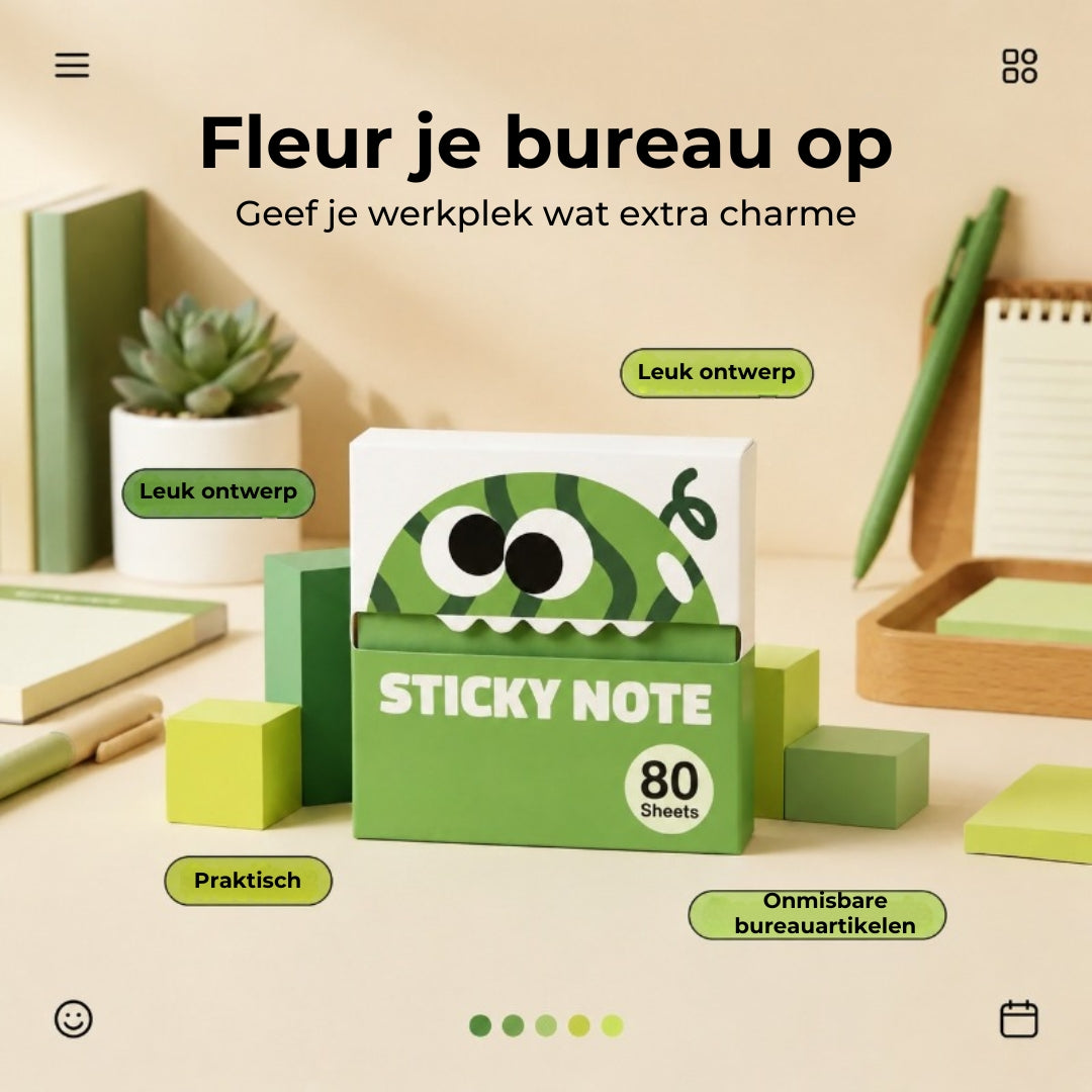 Fruitmonster Plakbriefjes - 80 Stuks