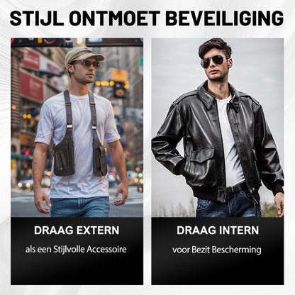 Stijlvolle Anti-Diefstal Schoudertas Voor Mannen
