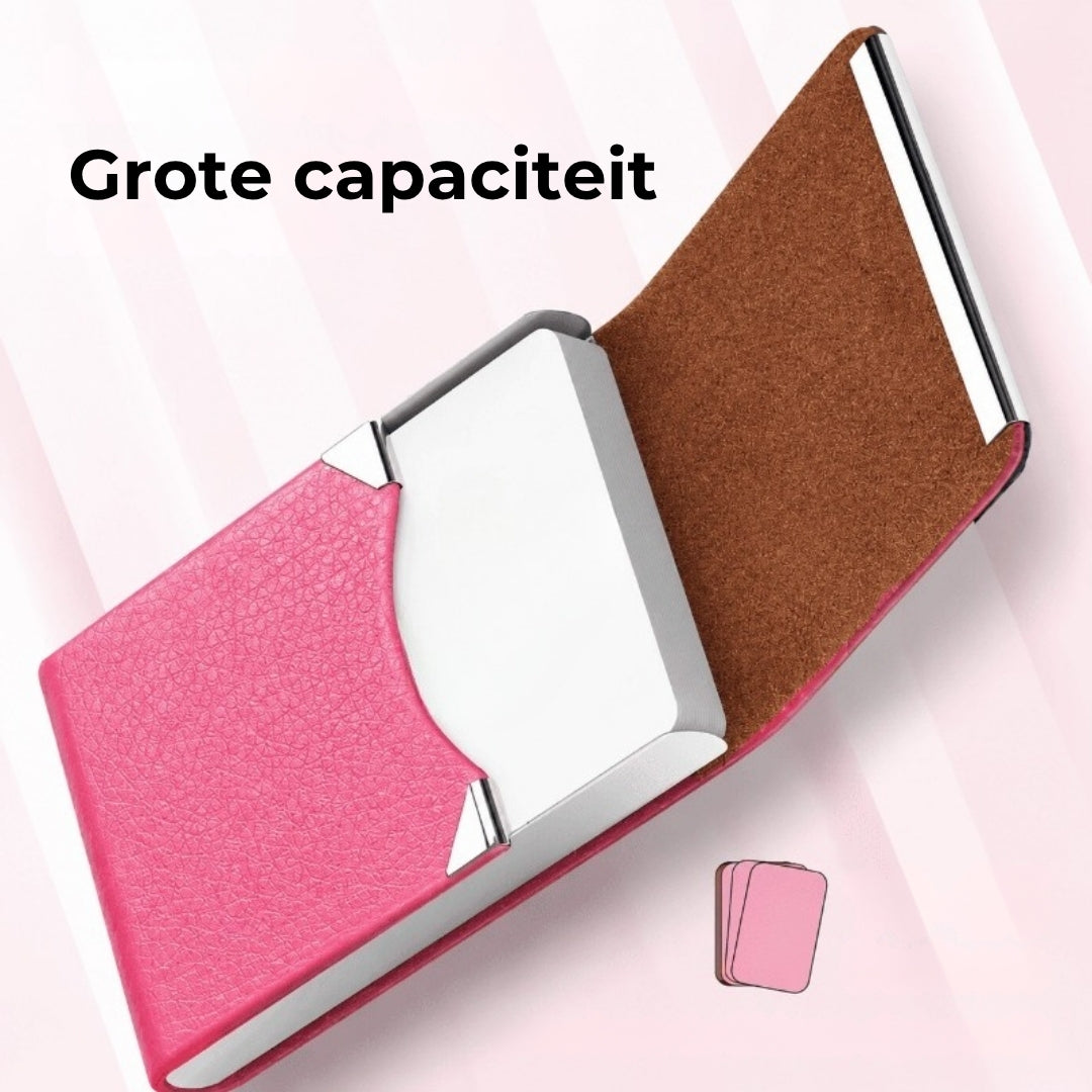 Magnetische Kaarthouder - Suède en Clipdesign