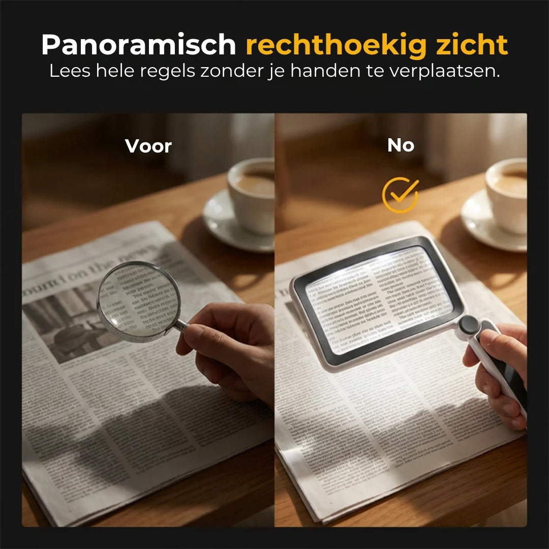 Handloep met ingebouwde lamp
