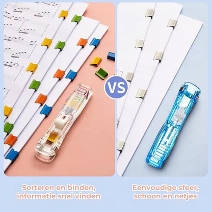 Set clipbinders zonder nietjes