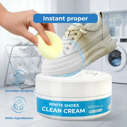 Witte schoenen renovatiepasta
