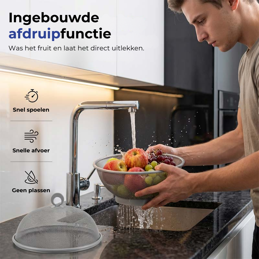 Gaas Fruitmand met Deksel
