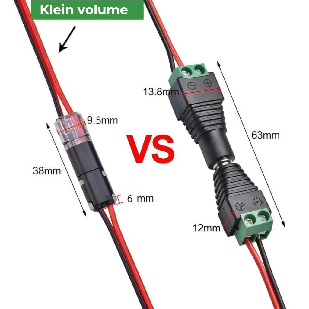 Tweedraadse Plugverbinding met Vergrendeling (20 stuks)