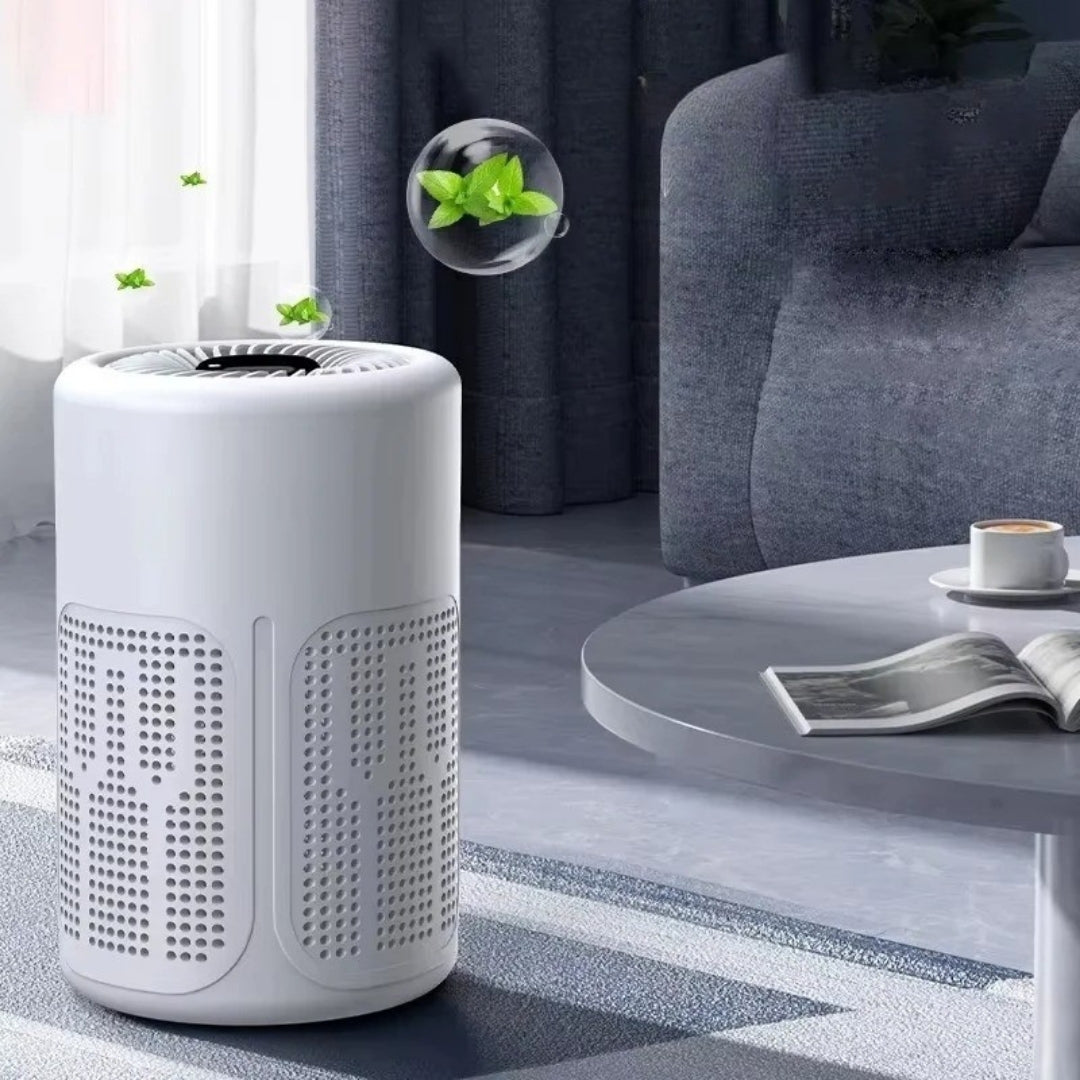 Draagbare Desktop Luchtreiniger met HEPA Filter en Negatieve Ione