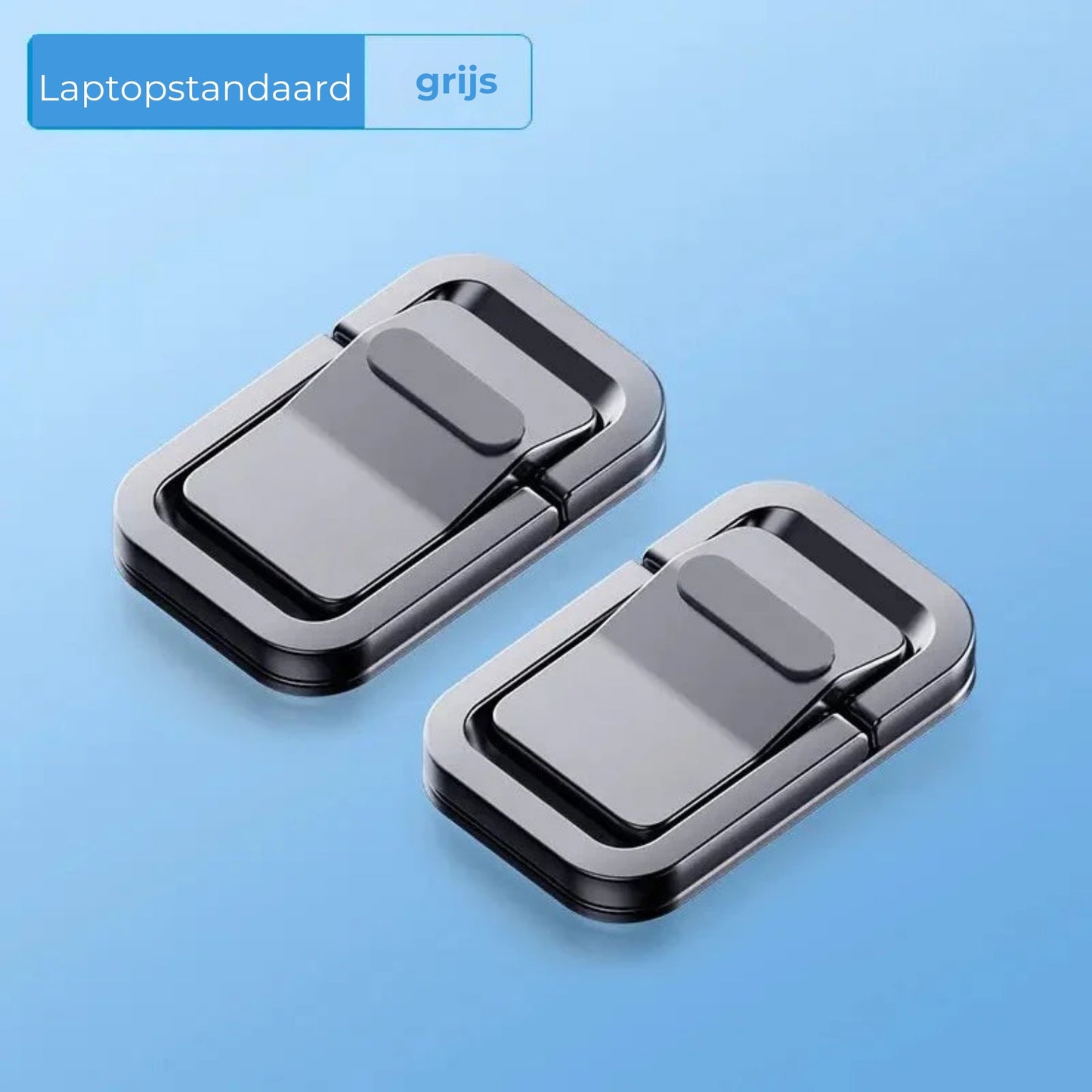 Onzichtbare laptopstandaard van aluminium (2st)