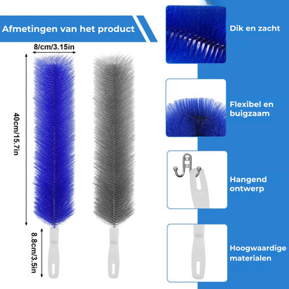 Flexibele microvezelborstels voor ventilatoren en meer