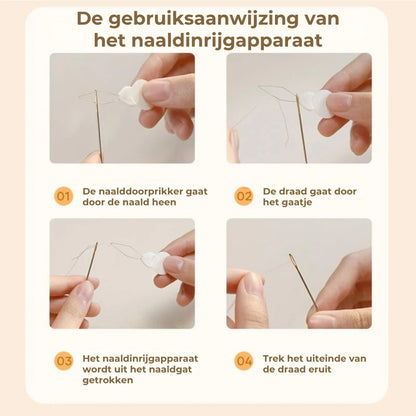 Magnetische naaiset in twee lagen