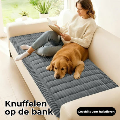 Pluche gewatteerde antislip huisdieren beschermhoes voor sofa's
