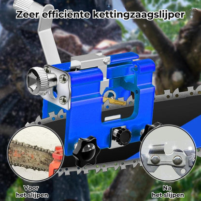 Kettingzaagblad verscherper