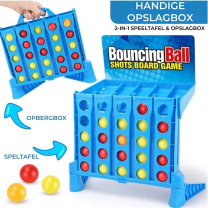 Stuiterend 4-Op-Een-Rij Spel - Bouncing Ball
