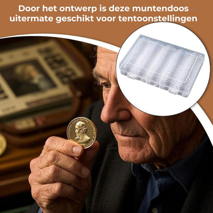 Beveiligde Munten Opbergkoffer