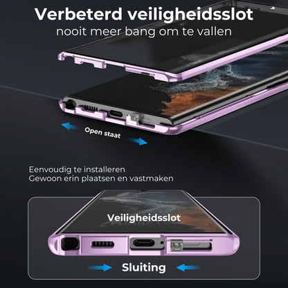 🔥Samsung Privacy magnetisch dubbelzijdig gehard glazen hoesje