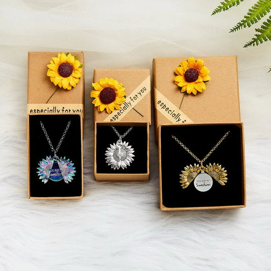 🌞“You Are My Sunshine” Zonnebloem Ketting