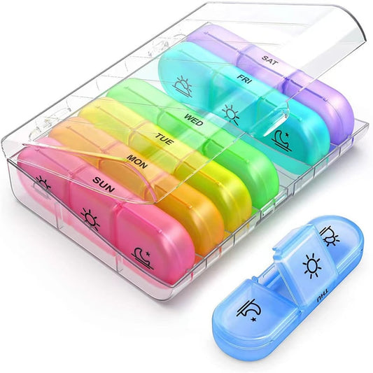 Draagbare Pillenorganizer, 7 dagen pillendoos