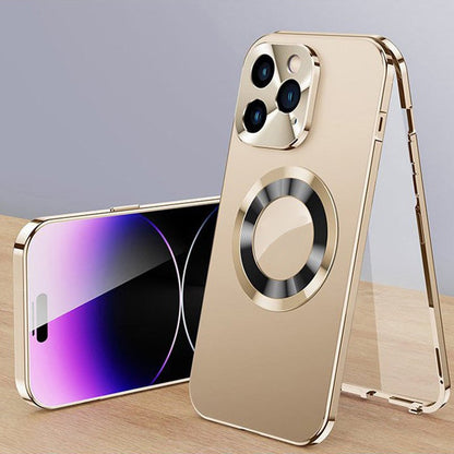 iPhone Dubbelzijdige magnetische telefoonhoes