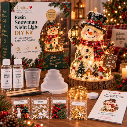 DIY Hars Kerst Nachtlampje - Incl. Handleiding