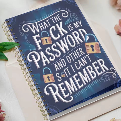 Leuk wachtwoordboek / wachtwoord organizer