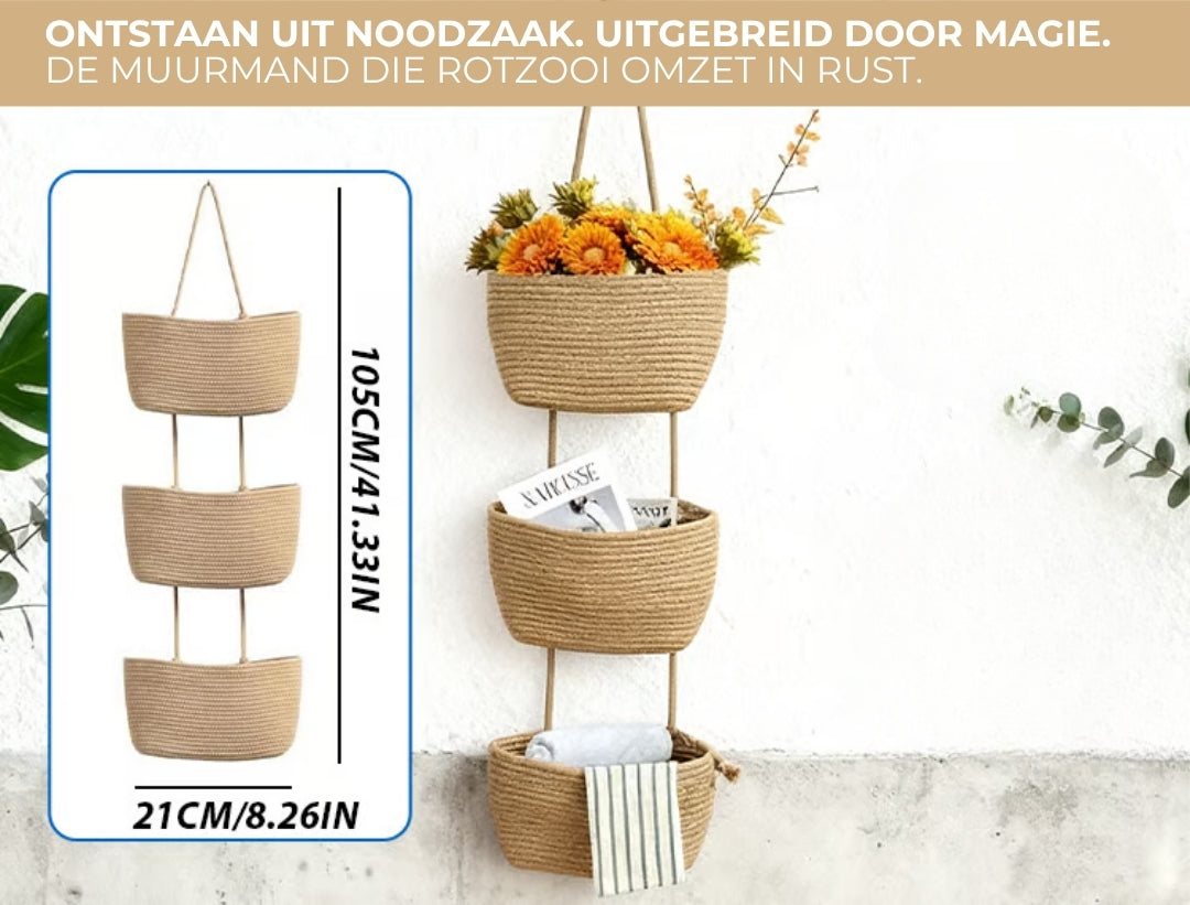 Decoratieve 3-Laags Hangende Organizer Tas