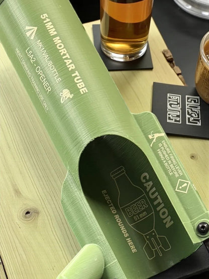🚀 51 mm bierfles-mortier-flesopener 🍻