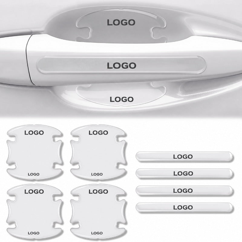 Krasbestendige Autodeurhendel Stickers - 8 Stuks