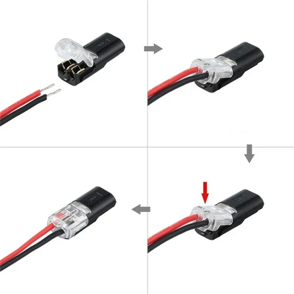 Tweedraadse Plugverbinding met Vergrendeling (20 stuks)
