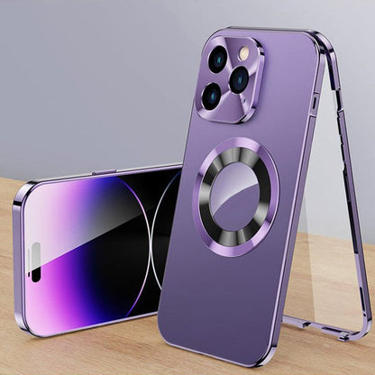 iPhone Dubbelzijdige magnetische telefoonhoes