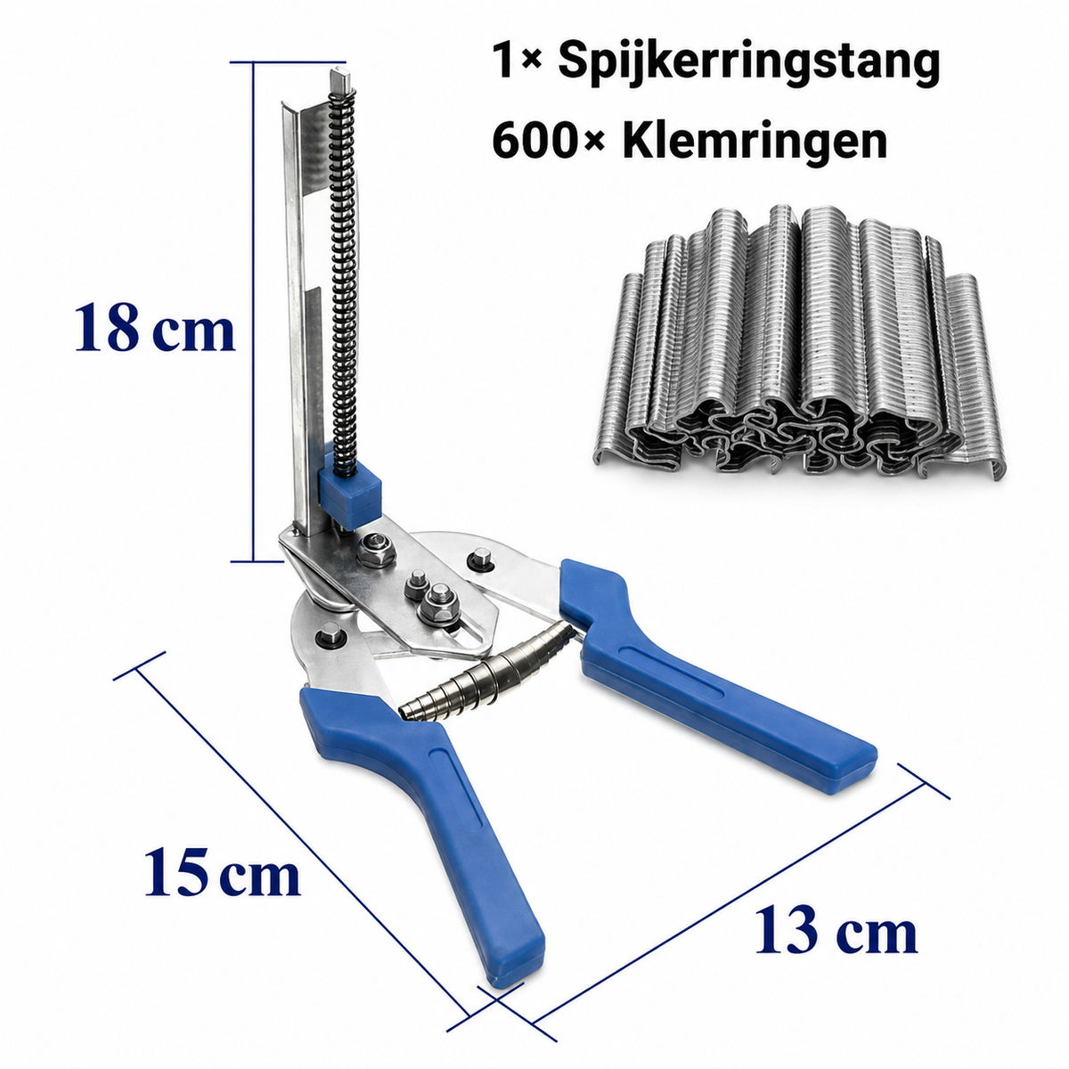 Spijkerringstang Type M - Inclusief 600 Spijkers
