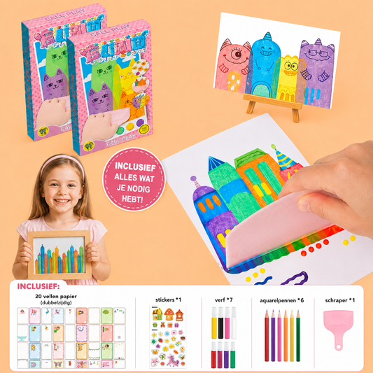 DIY Regenboog Veegkunst (set van 35)