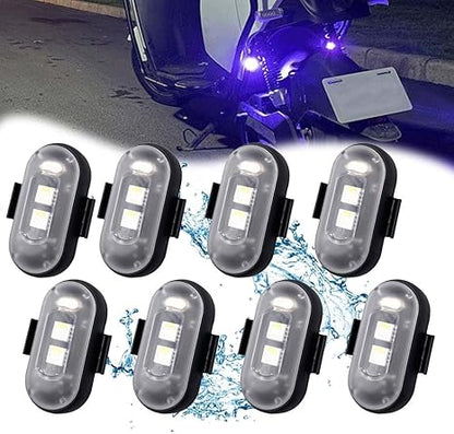 Draadloze LED Stroboscooplampen - Incl. Afstandsbediening - 2 Stuks