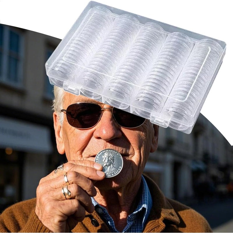 Beveiligde Munten Opbergkoffer