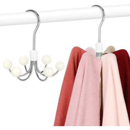 360° Draaibare Kleerhanger met 6 haken