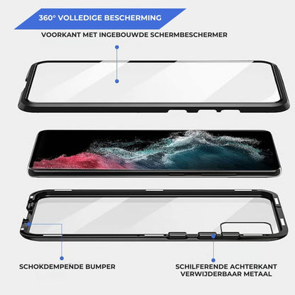 🔥Samsung Privacy magnetisch dubbelzijdig gehard glazen hoesje