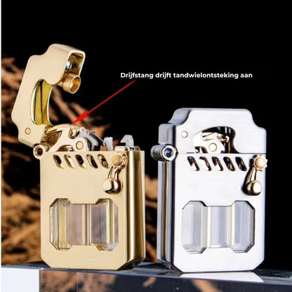 Powerlighter - Krachtige, Moderne Design, Windbestendige Metalen Aansteker
