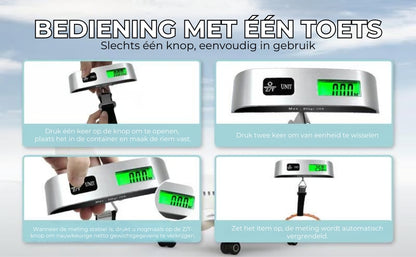Draagbare digitale bagageweegschaal